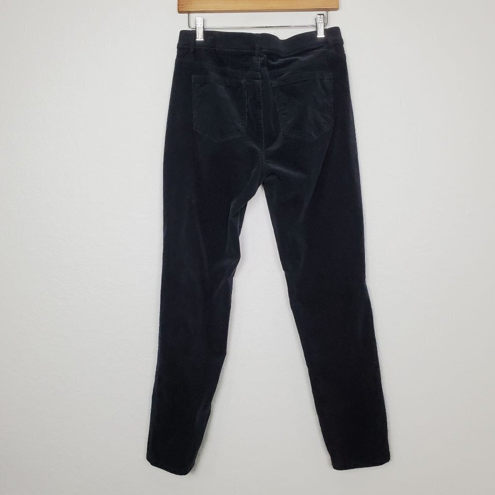 J. Jill Womens Corduroy Pants Est Size M? 31" Waist Black Skinny Pull On - Picture 3 of 9